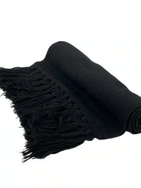 FENDI - Black Wool Scarf